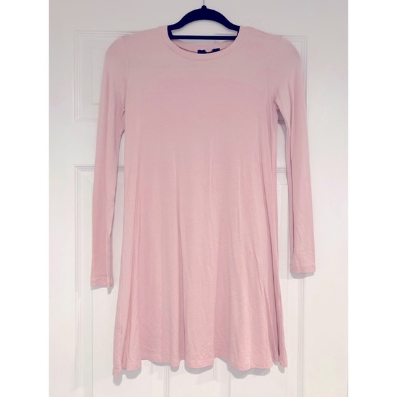Forever 21 | Dresses | Forever 2 Long Sleeve Dress Pink | Poshmark